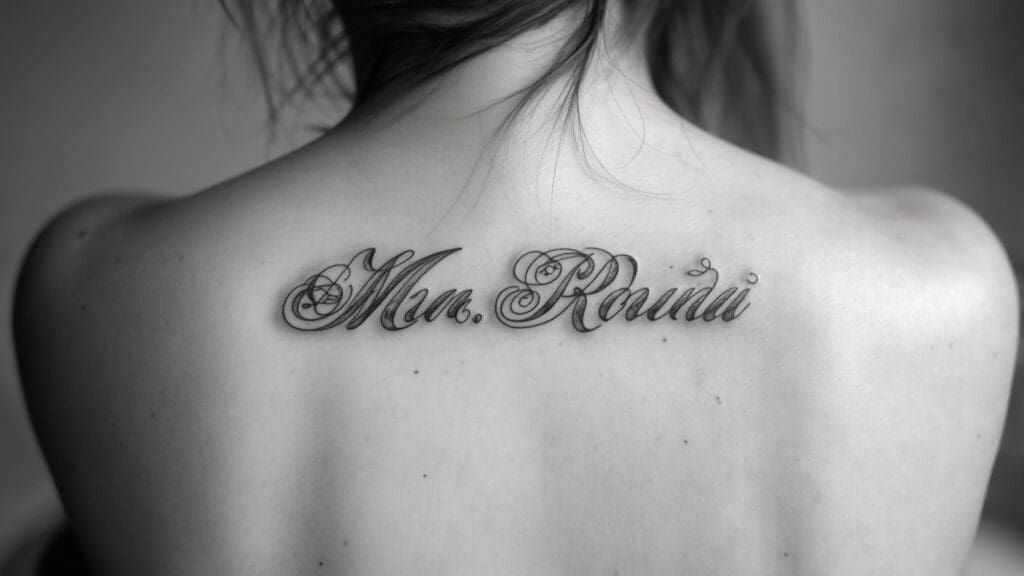 last name tattoo ideas