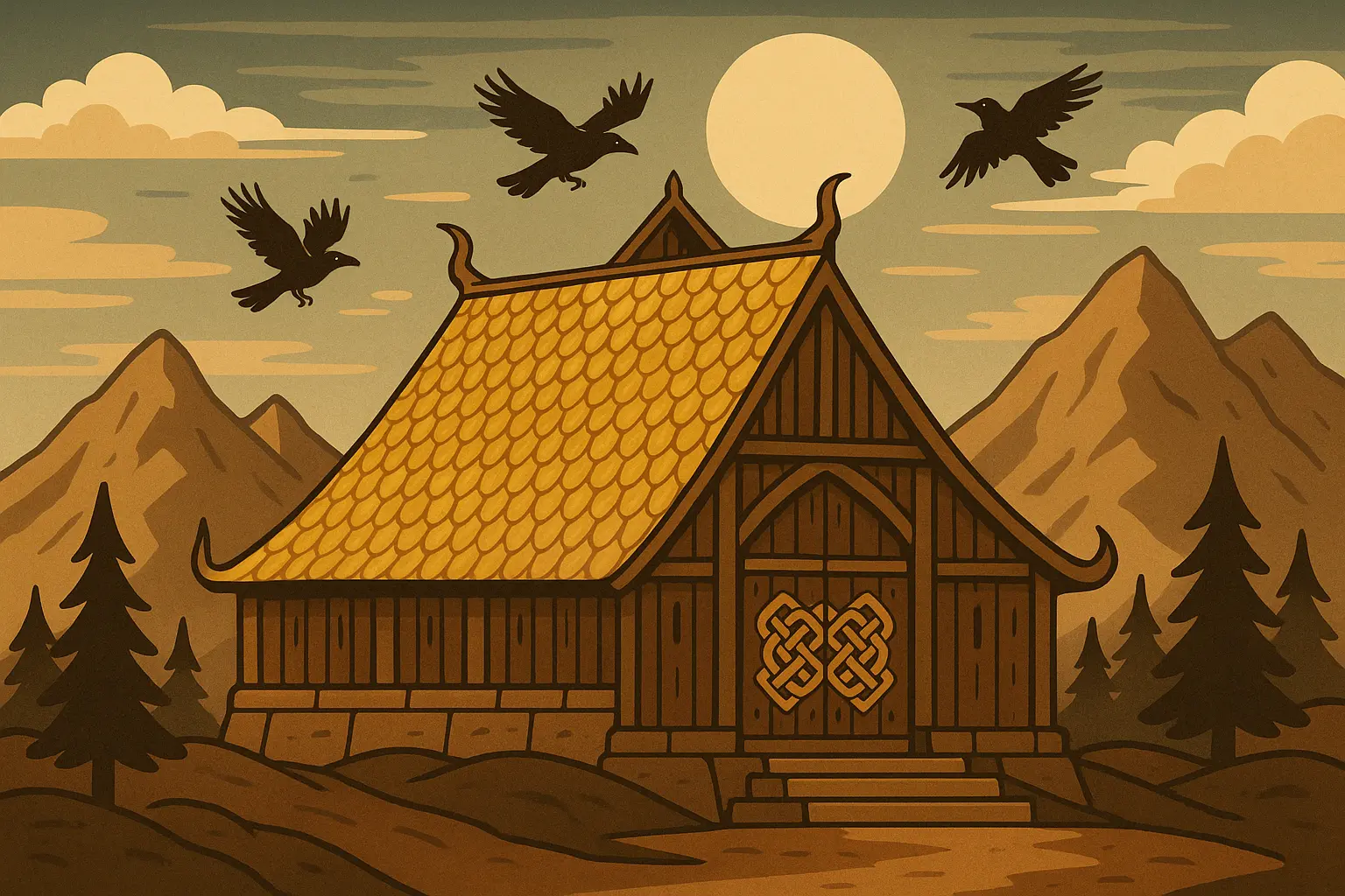 Epic Valhalla tattoo designs showcasing Norse mythology